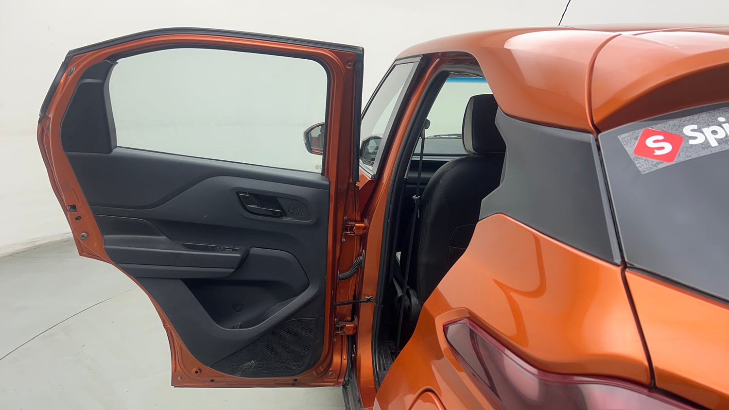 Used 2021 Tata Punch Adventure Rhythm Pack MT Petrol Manual interior LEFT REAR DOOR OPEN VIEW