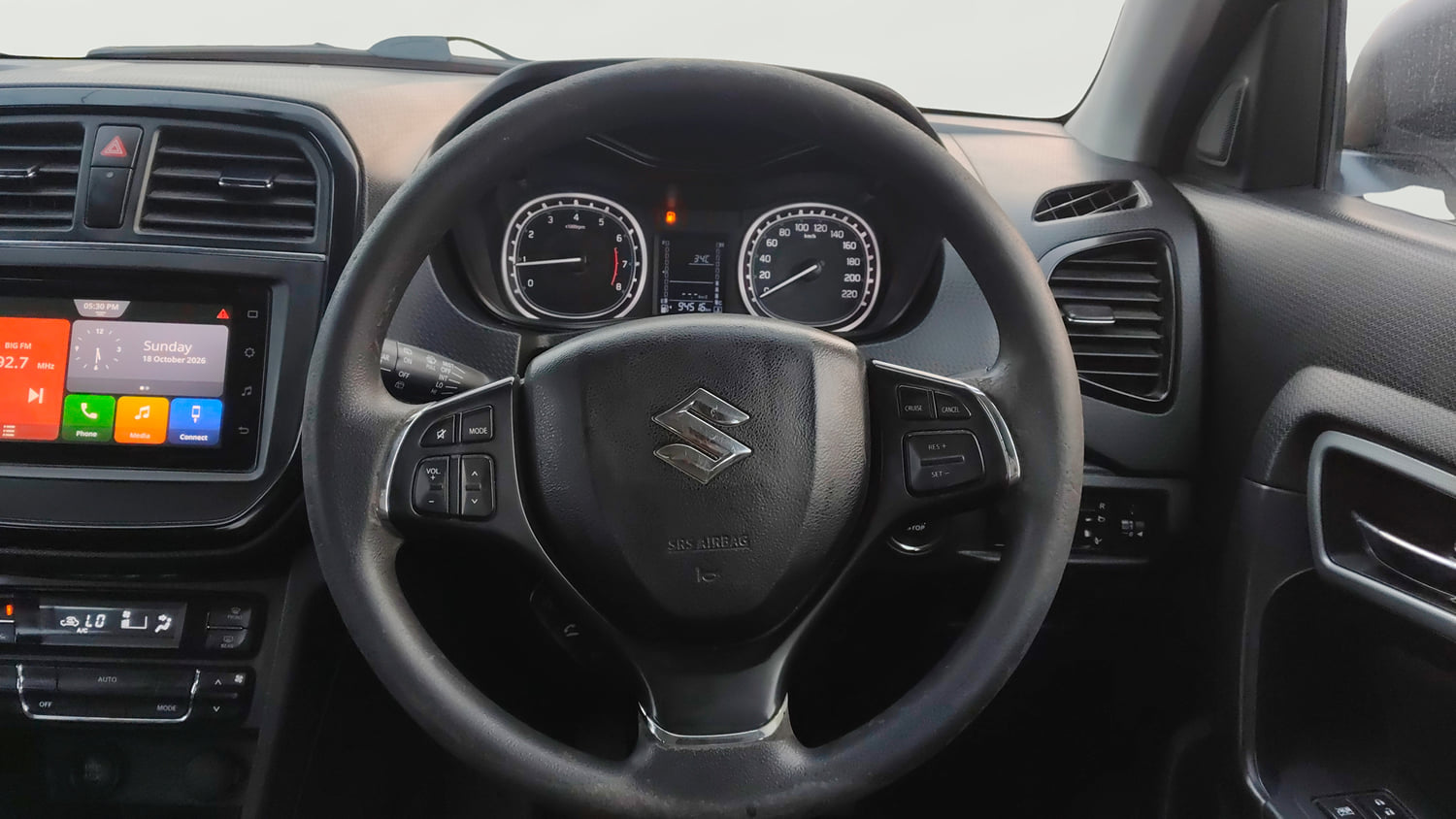 Used 2021 maruti-suzuki Vitara Brezza ZXi Petrol Manual interior STEERING VIEW