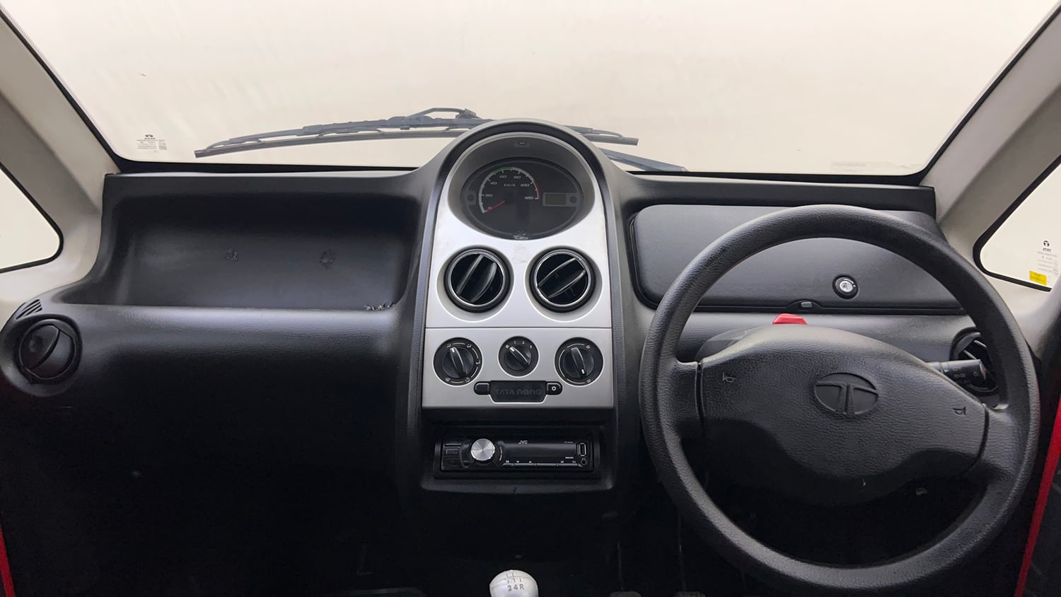Used 2013 Tata Nano CX Petrol Manual interior MUSIC SYSTEM & AC CONTROL VIEW