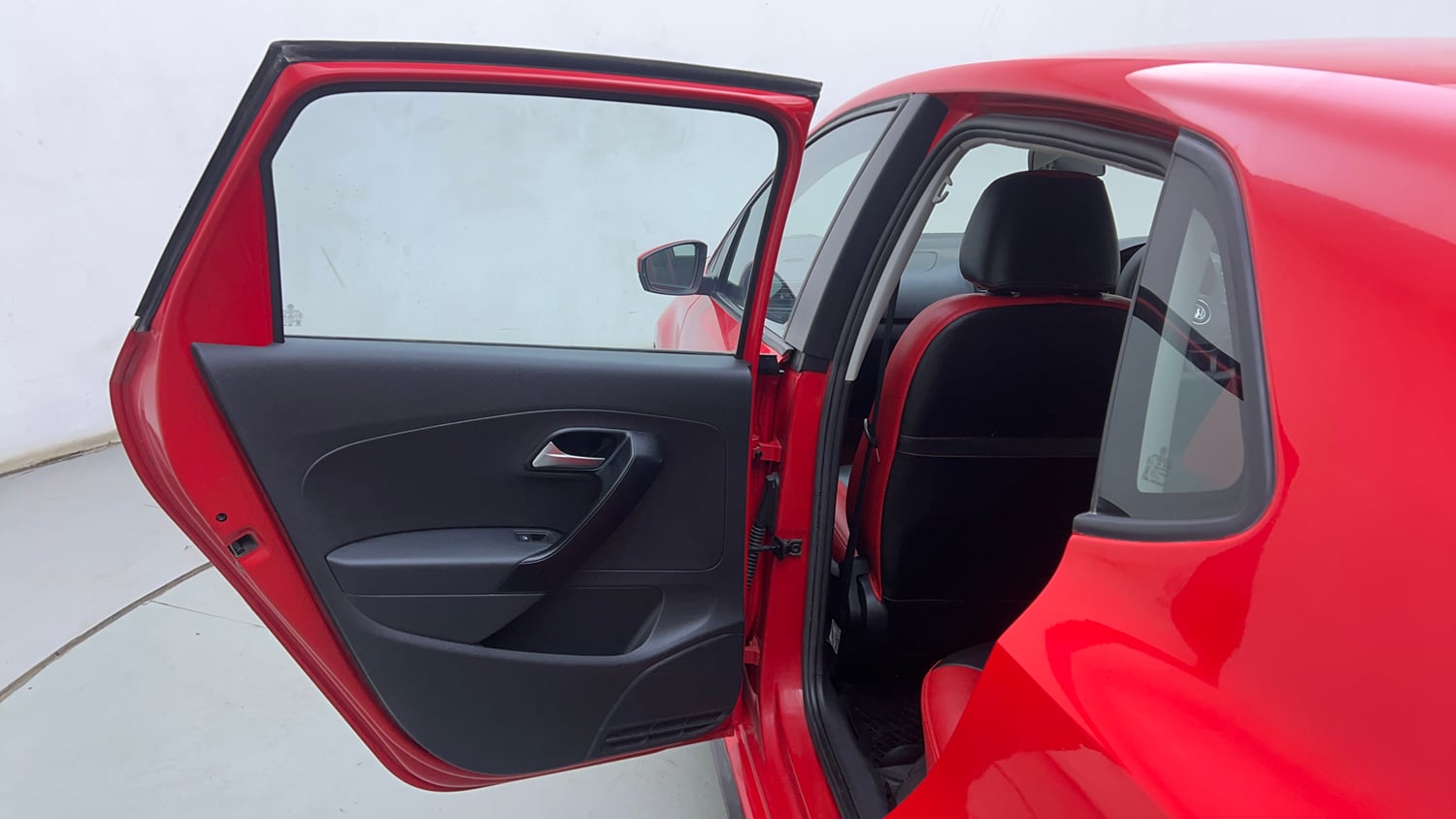 Used 2021 Volkswagen Polo Comfortline 1.0L MPI Petrol Manual interior LEFT REAR DOOR OPEN VIEW