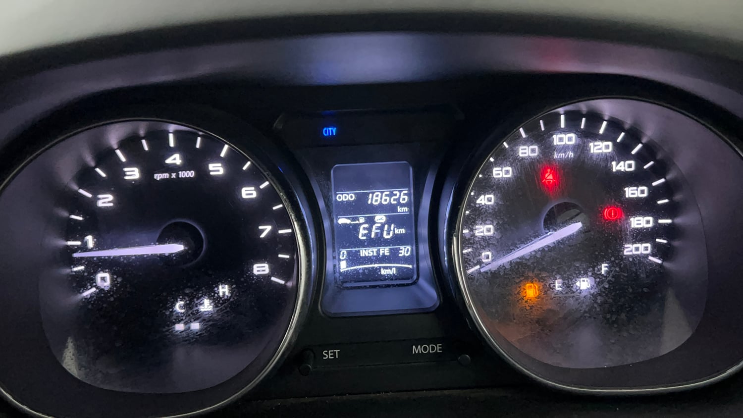 Used 2018 Tata Tiago Revotron XZ Petrol Manual interior CLUSTERMETER VIEW