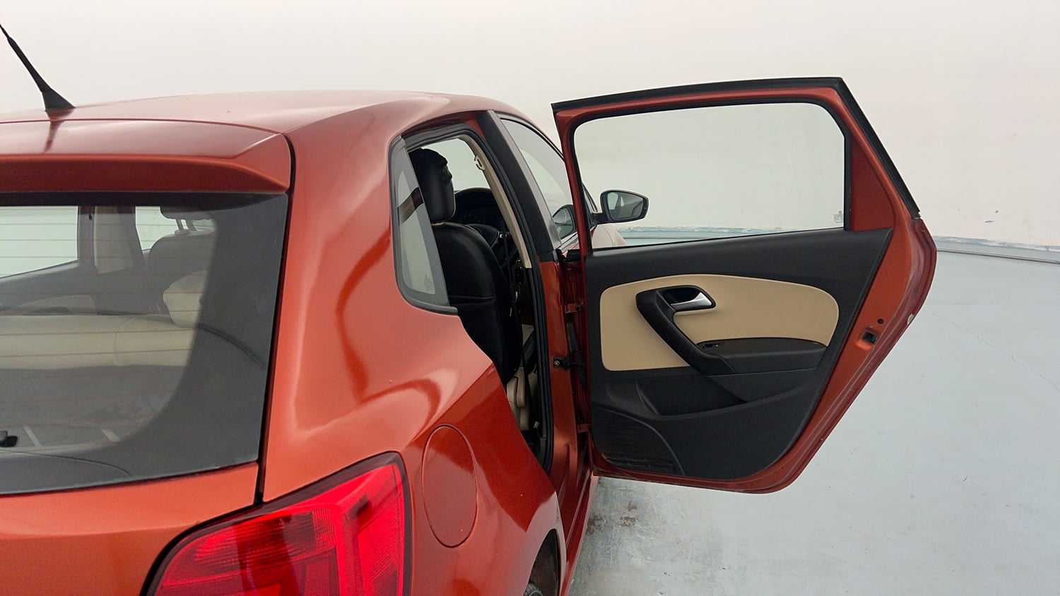 Used 2016 Volkswagen Polo Highline1.2L (P) Petrol Manual interior RIGHT REAR DOOR OPEN VIEW