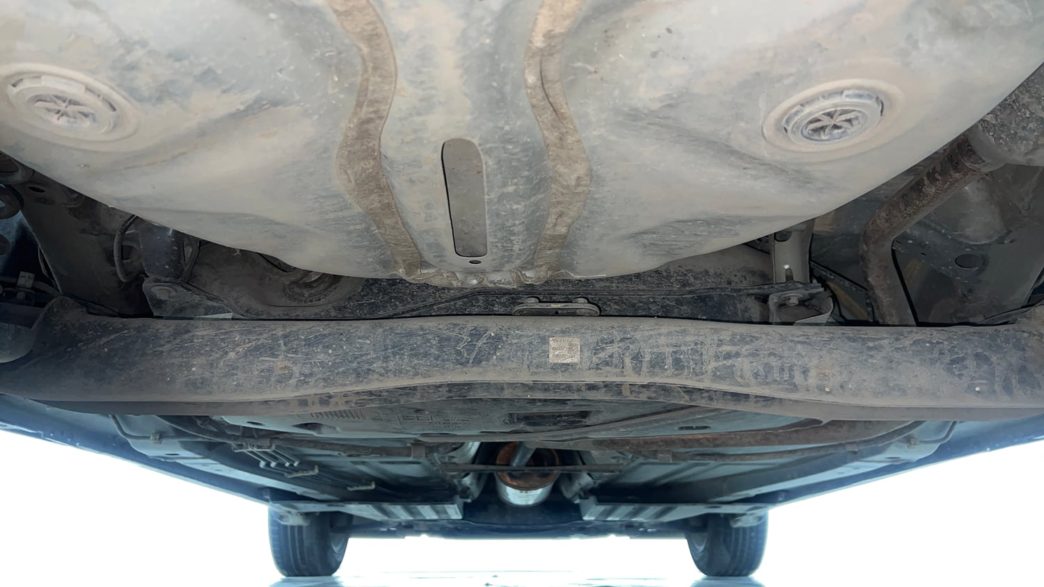 Used 2023 Maruti Suzuki Baleno Sigma MT Petrol Manual extra REAR UNDERBODY VIEW (TAKEN FROM REAR)
