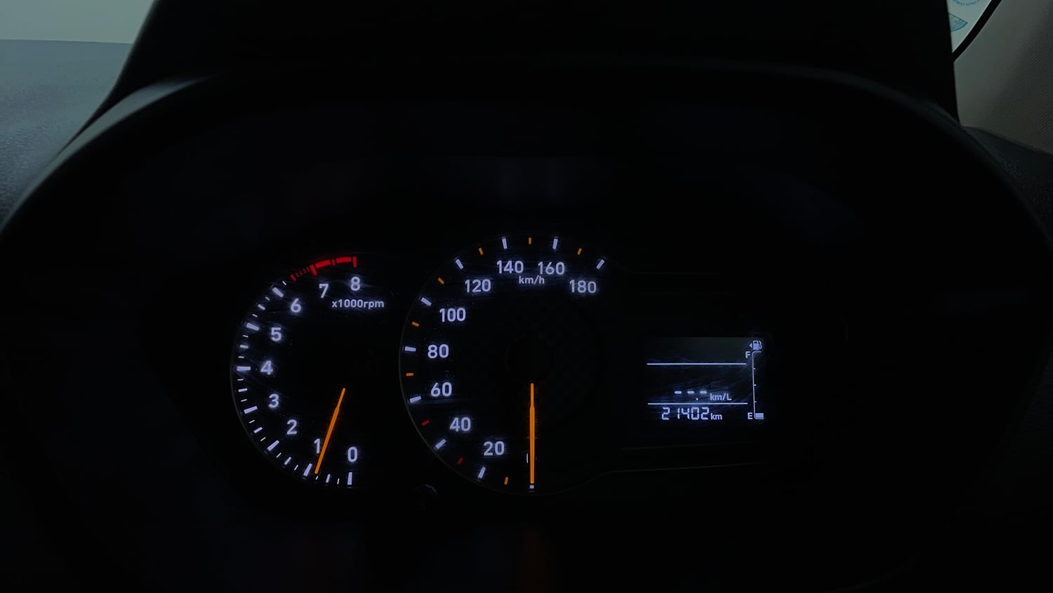 Used 2021 Hyundai Santro Magna Petrol Manual interior CLUSTERMETER VIEW