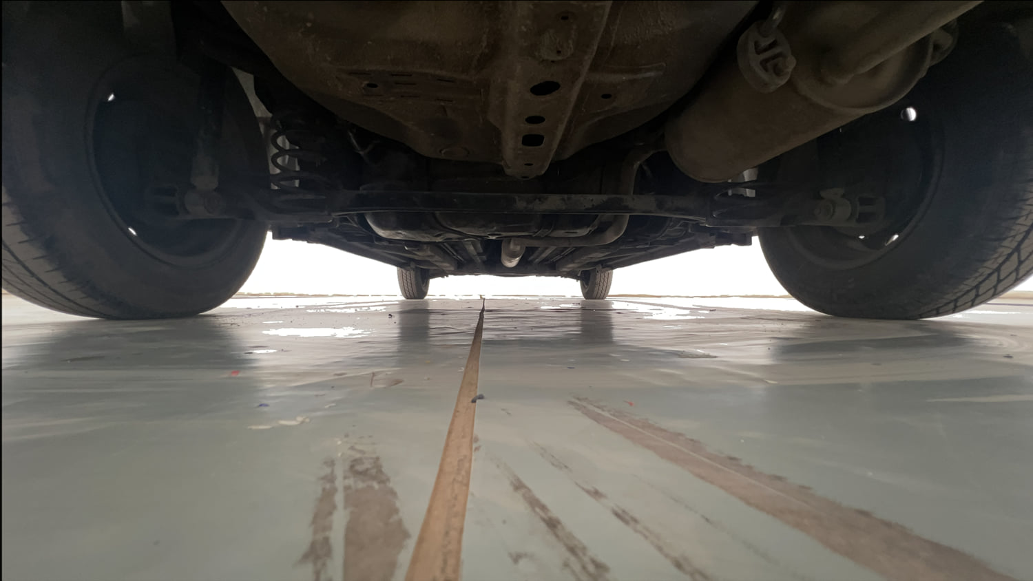 Used 2012 Maruti Suzuki Swift Dzire VXI Petrol Manual extra REAR UNDERBODY VIEW (TAKEN FROM REAR)