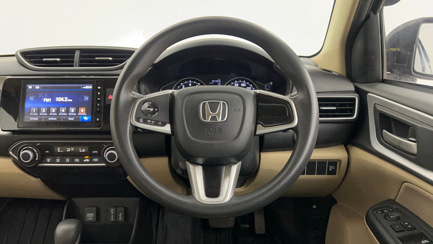 Used 2022 Honda Amaze VX CVT 1.2 Petrol Petrol Automatic interior STEERING VIEW