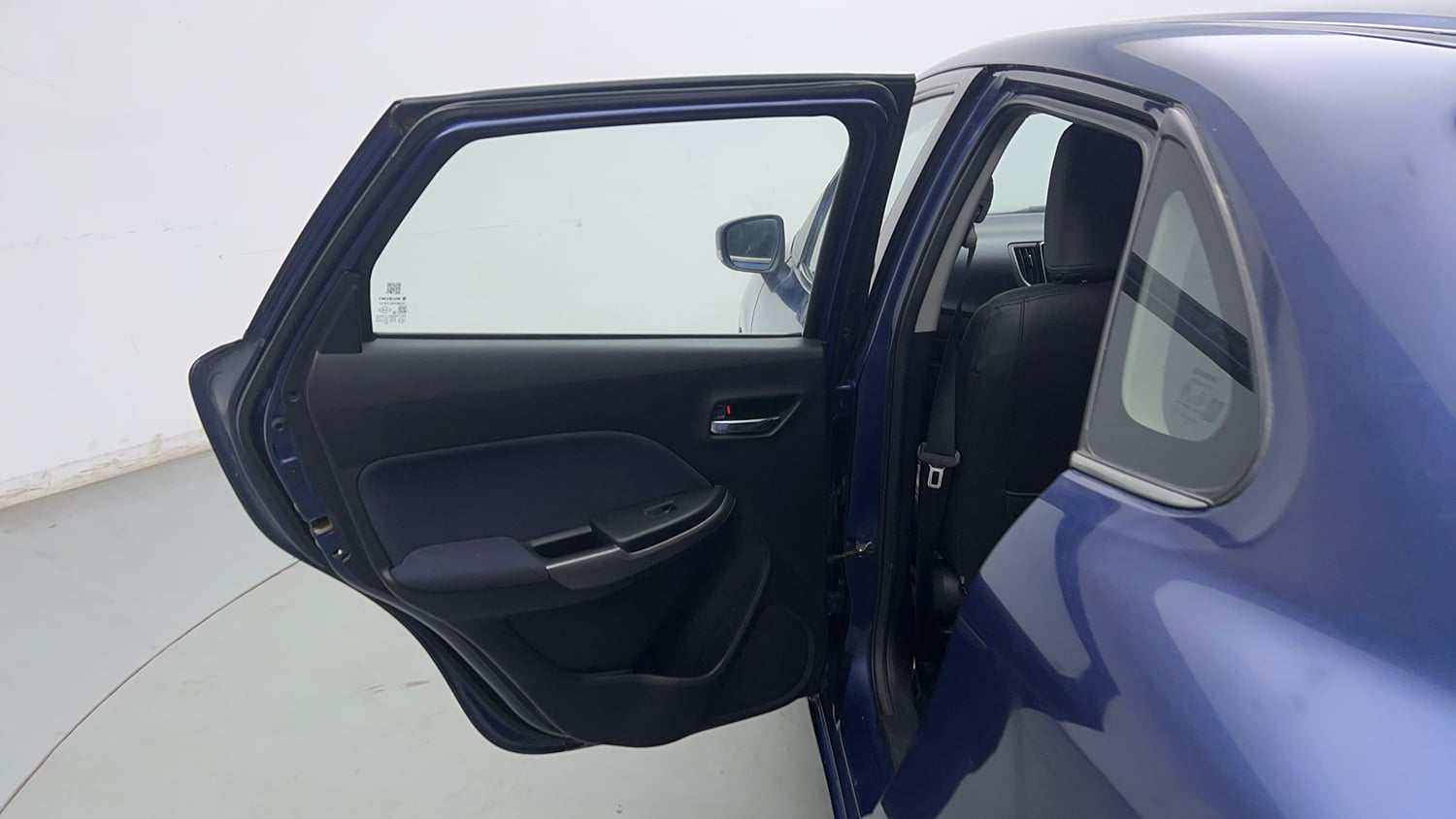 Used 2019 Maruti Suzuki Baleno Zeta 1.2 Petrol Manual interior LEFT REAR DOOR OPEN VIEW