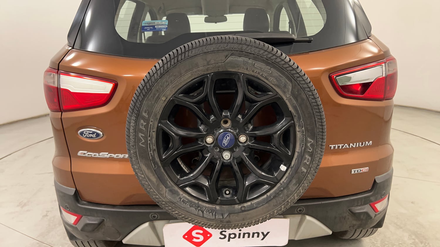 Used 2019 Ford EcoSport Titanium 1.5L TDCi Diesel Manual tyres SPARE TYRE VIEW