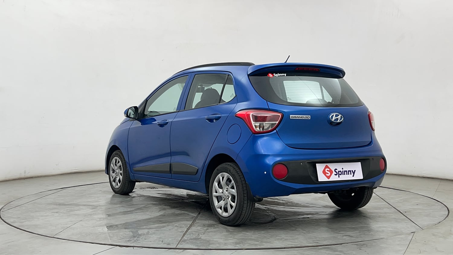 Used 2019 Hyundai Grand i10 Sportz 1.2 Kappa VTVT Petrol Manual exterior LEFT REAR CORNER VIEW