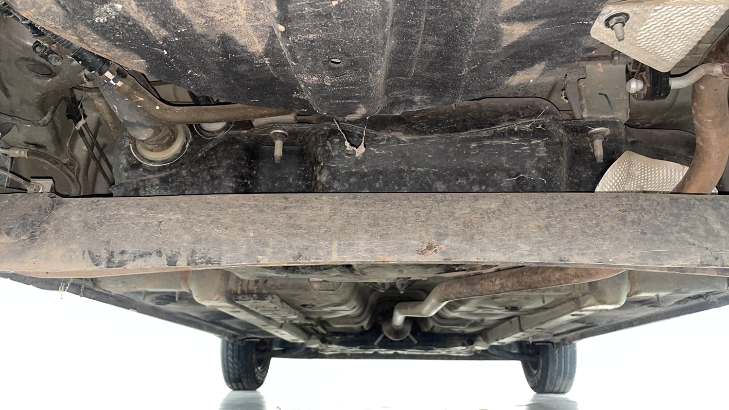 Used 2021 Hyundai Santro Magna Petrol Manual extra REAR UNDERBODY VIEW (TAKEN FROM REAR)