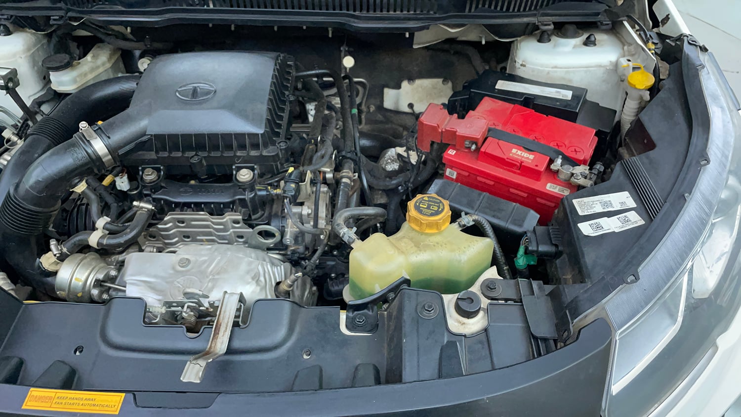 Used 2022 Tata Nexon XMA (S) Petrol Automatic engine ENGINE LEFT SIDE VIEW