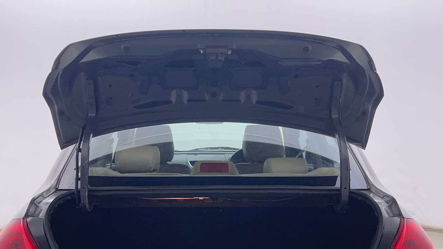 Used 2014 Maruti Suzuki Swift Dzire VXI Petrol Manual interior DICKY DOOR OPEN VIEW