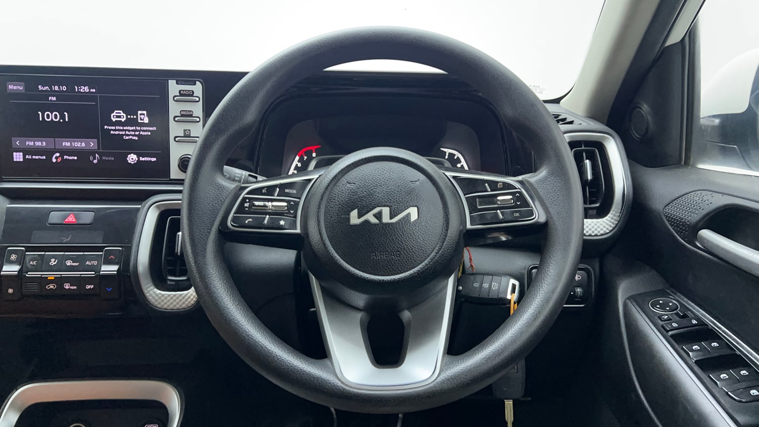 Used 2021 Kia Sonet HTK Plus 1.2 Petrol Manual interior STEERING VIEW