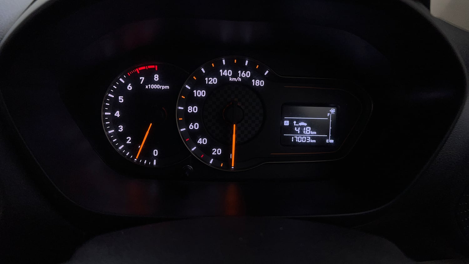 Used 2022 Hyundai Santro Sportz Petrol Manual interior CLUSTERMETER VIEW