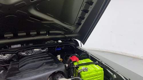 Used 2020 mahindra Thar LX Hard Top Petrol AT 4WD Petrol Automatic engine ENGINE LEFT SIDE HINGE & APRON VIEW