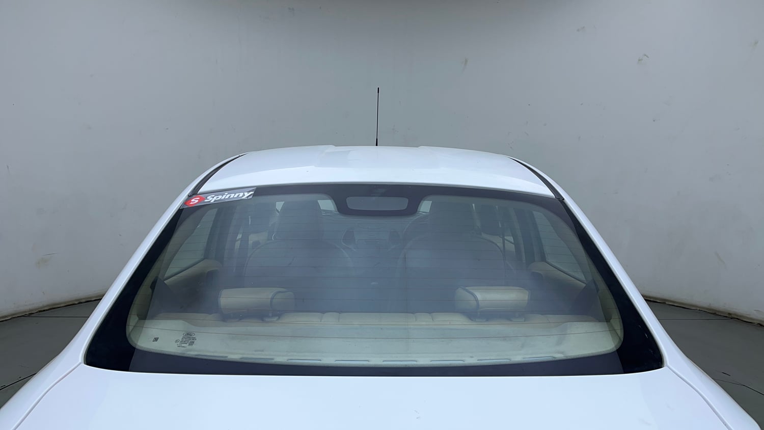 Used 2017 Ford Figo Aspire Titanium 1.2 Ti-VCT Petrol Manual exterior BACK WINDSHIELD VIEW