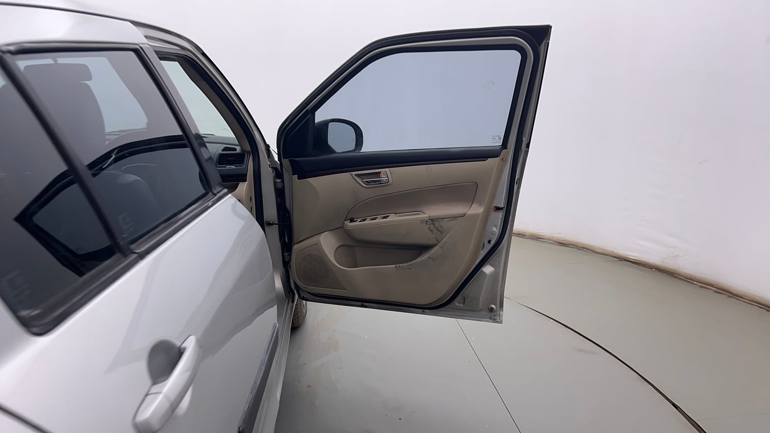 Used 2012 Maruti Suzuki Swift Dzire VXI Petrol Manual interior RIGHT FRONT DOOR OPEN VIEW