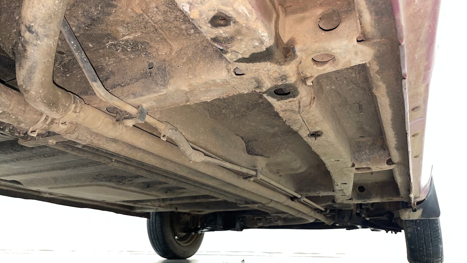 Used 2017 Tata Nano Twist XTA Petrol Automatic extra REAR RIGHT UNDERBODY VIEW