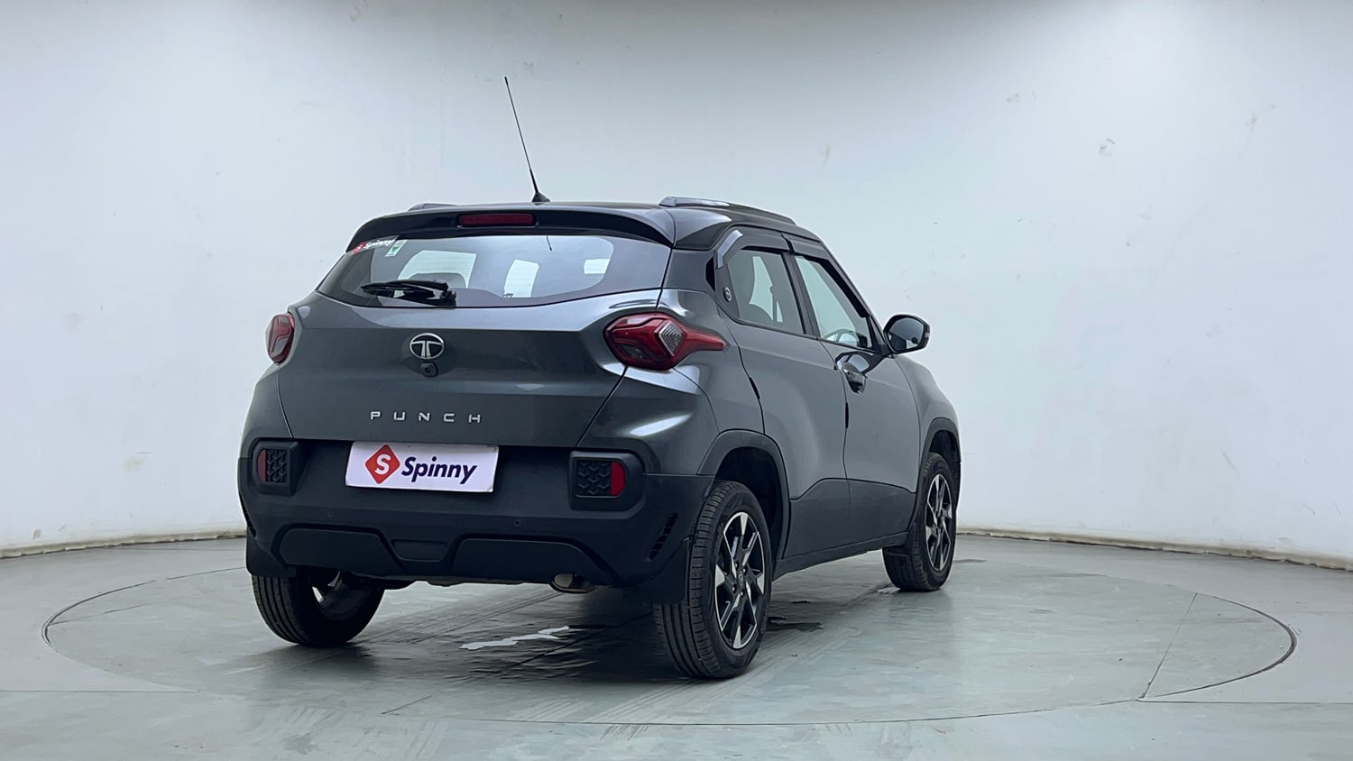 Used 2024 Tata Punch Creative Dual Tone AMT Petrol Automatic exterior RIGHT REAR CORNER VIEW