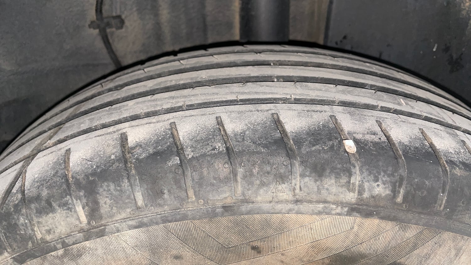 Used 2023 Tata Punch Accomplished MT Petrol Manual tyres LEFT REAR TYRE TREAD VIEW