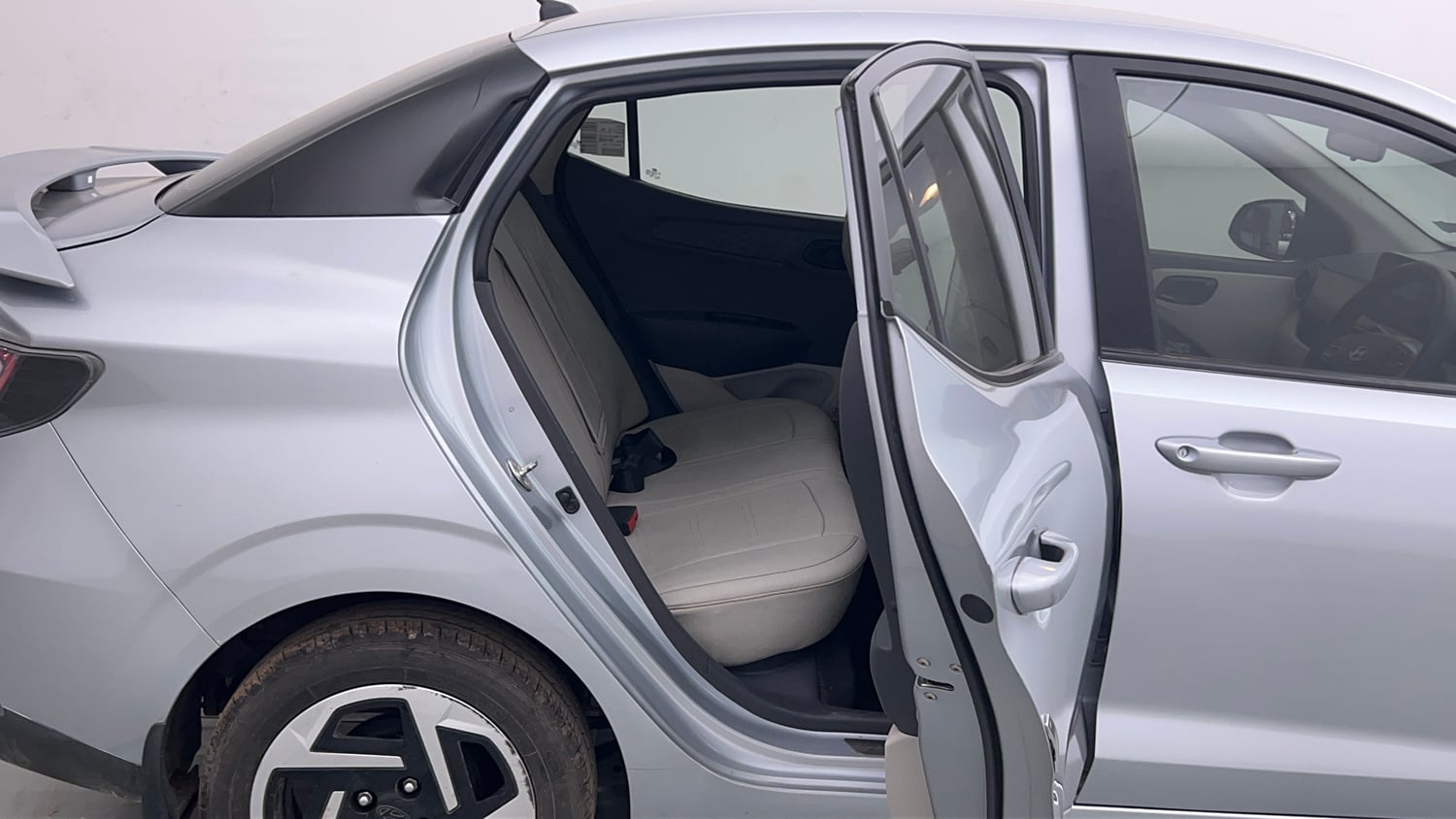 Used 2023 Hyundai Aura S 1.2 Petrol Petrol Manual interior RIGHT SIDE REAR DOOR CABIN VIEW