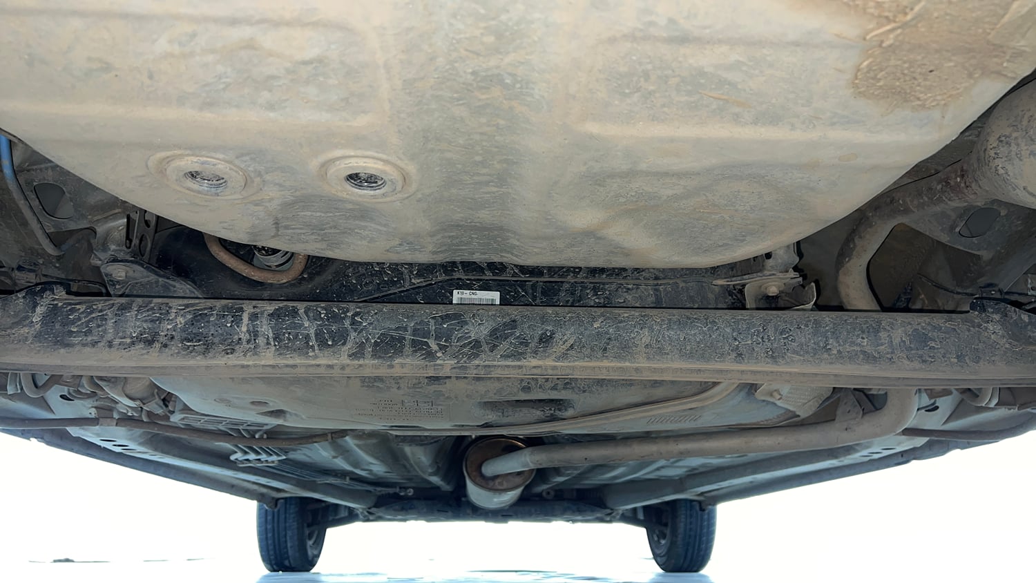 Used 2025 Maruti Suzuki Wagon R LXI 1.0 CNG Cng Manual extra REAR UNDERBODY VIEW (TAKEN FROM REAR)