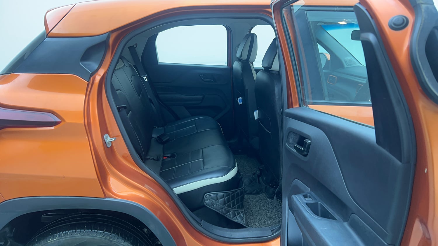 Used 2021 Tata Punch Adventure Rhythm Pack MT Petrol Manual interior RIGHT SIDE REAR DOOR CABIN VIEW