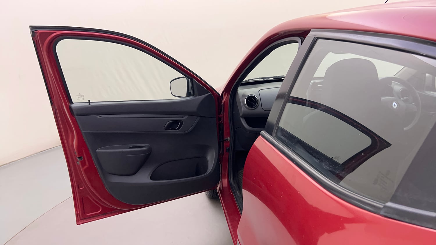 Used 2017 Renault Kwid 1.0 RXT AMT Petrol Automatic interior LEFT FRONT DOOR OPEN VIEW