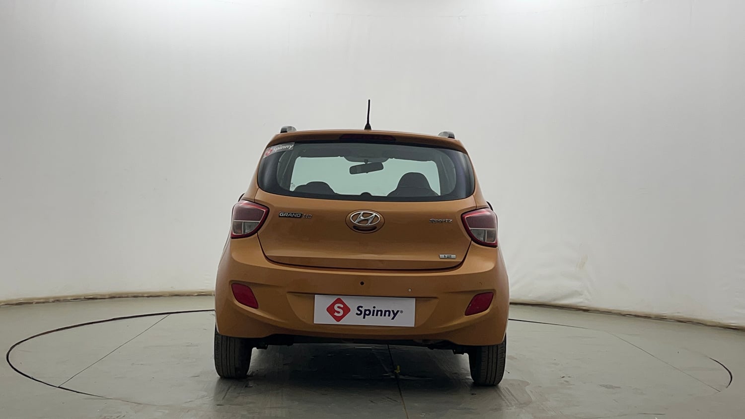 Used 2014 Hyundai Grand i10 Sportz 1.2 Kappa VTVT Petrol Manual exterior BACK VIEW