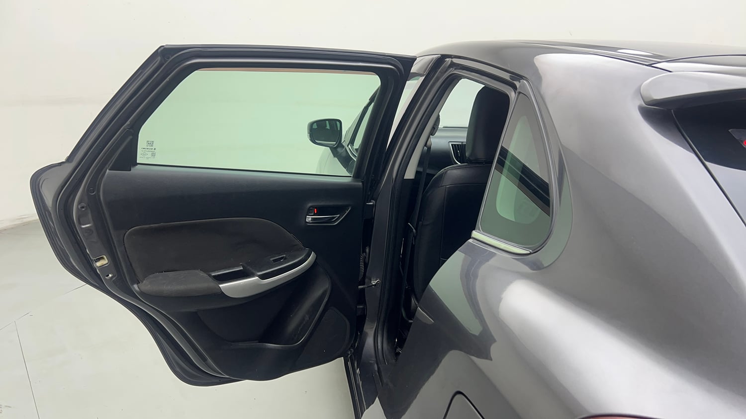 Used 2016 Maruti Suzuki Baleno Zeta 1.2 AT Petrol Automatic interior LEFT REAR DOOR OPEN VIEW
