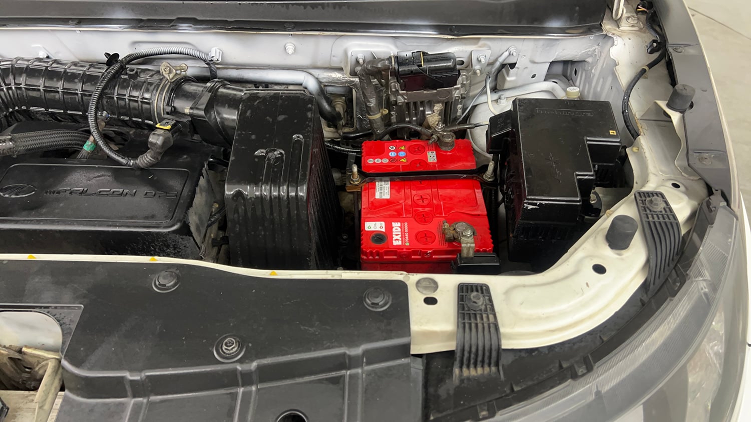 Used 2017 Mahindra KUV100 K6 D 6 STR Diesel Manual engine ENGINE LEFT SIDE VIEW