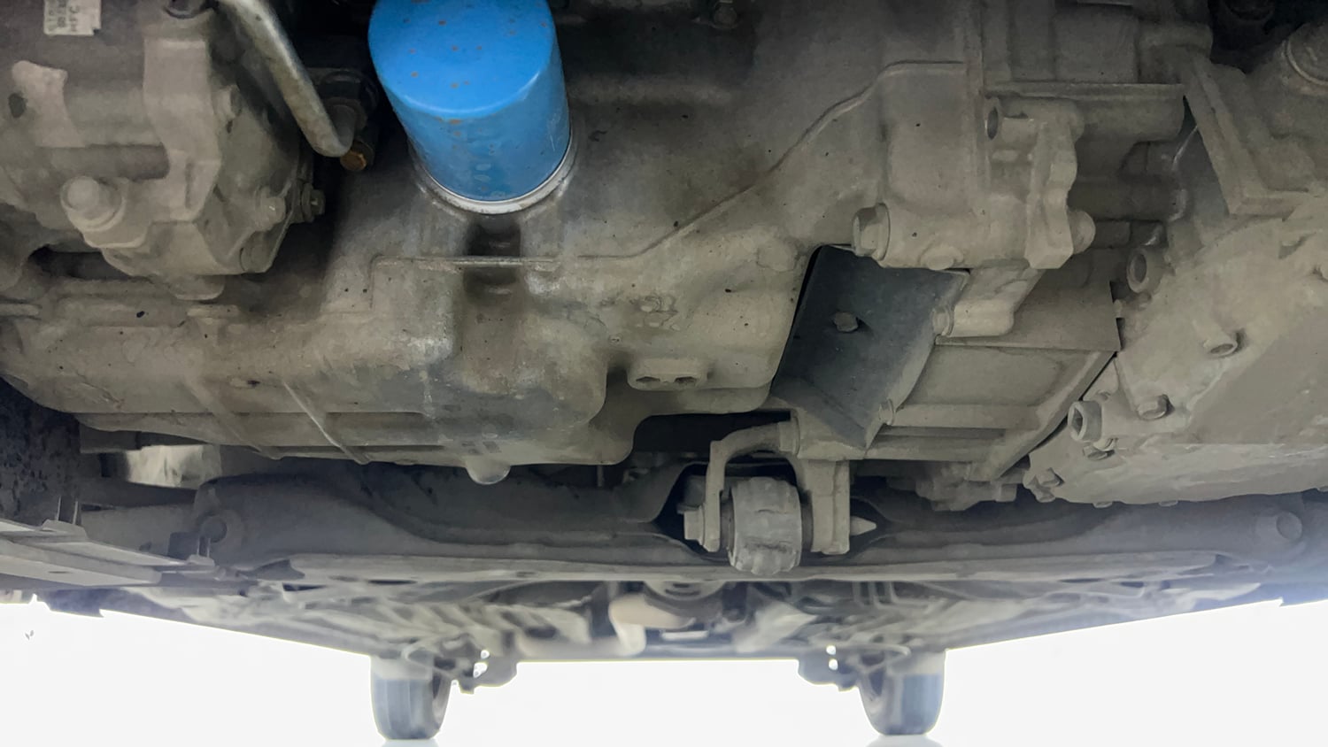 Used 2024 Honda Amaze S 1.2 Petrol CVT Petrol Automatic extra FRONT LEFT UNDERBODY VIEW