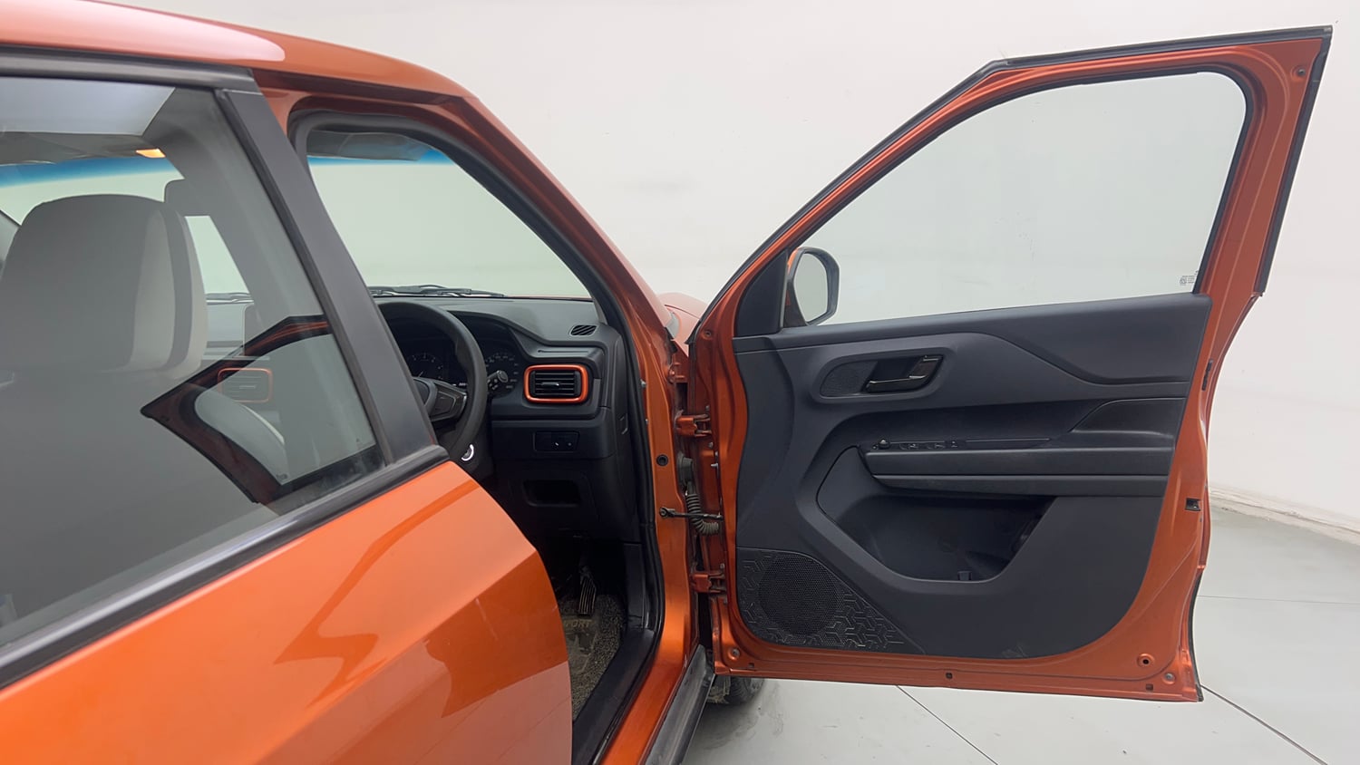 Used 2021 Tata Punch Adventure Rhythm Pack MT Petrol Manual interior RIGHT FRONT DOOR OPEN VIEW
