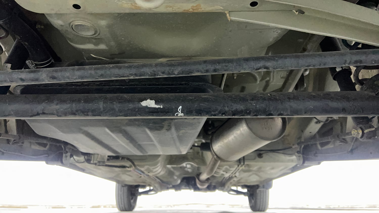 Used 2022 Maruti Suzuki Alto 800 VXi Petrol Manual extra REAR UNDERBODY VIEW (TAKEN FROM REAR)