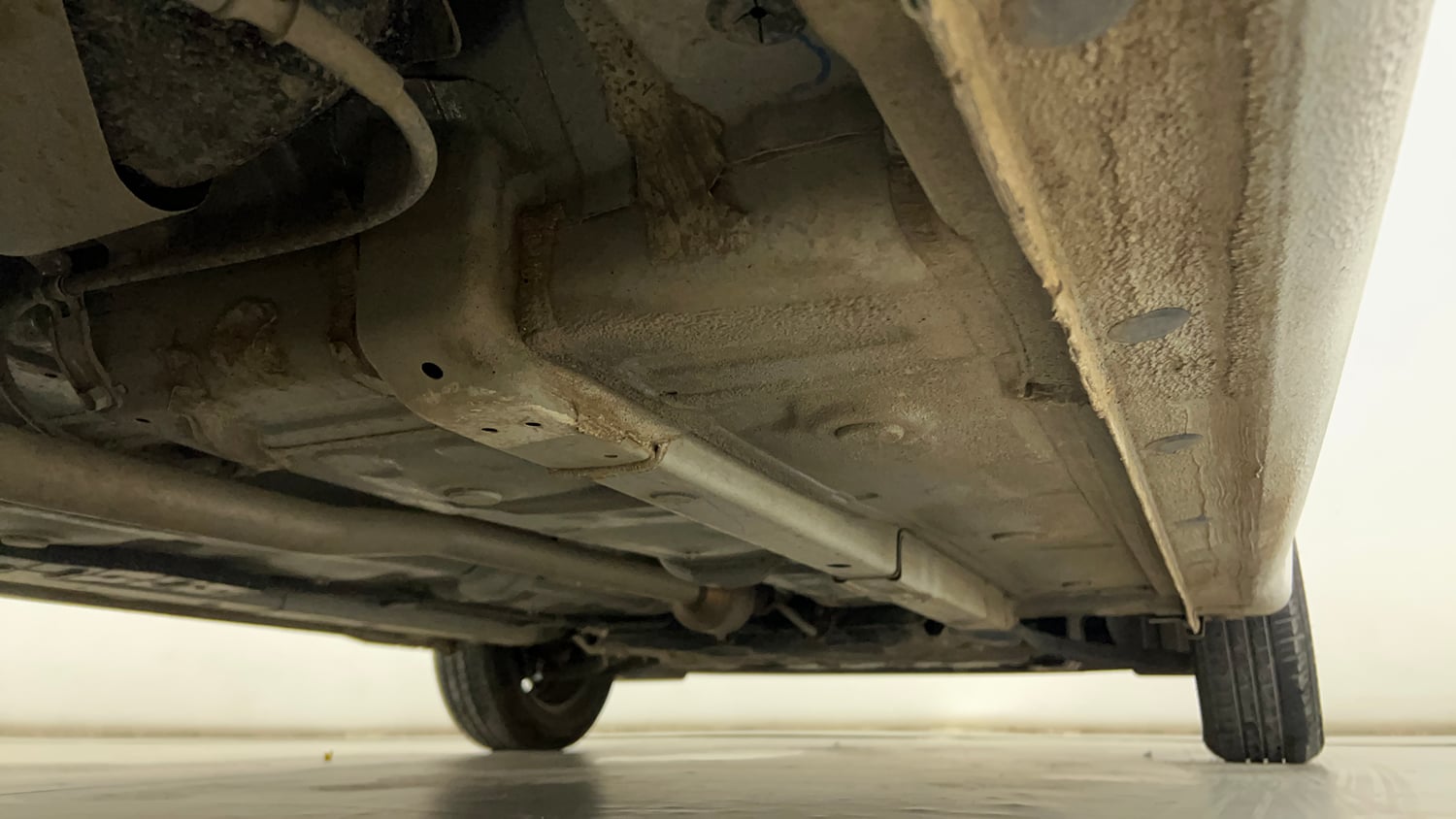 Used 2025 Hyundai Grand i10 Nios Magna 1.2 Kappa Petrol Manual extra REAR RIGHT UNDERBODY VIEW