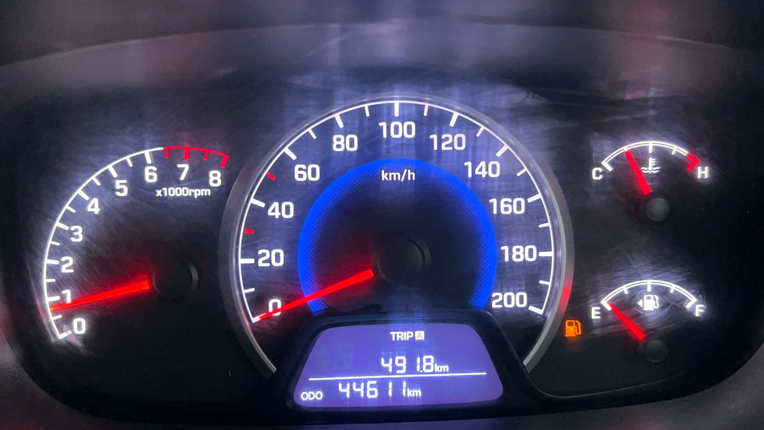 Used 2019 Hyundai Grand i10 Sportz 1.2 Kappa VTVT Petrol Manual interior CLUSTERMETER VIEW