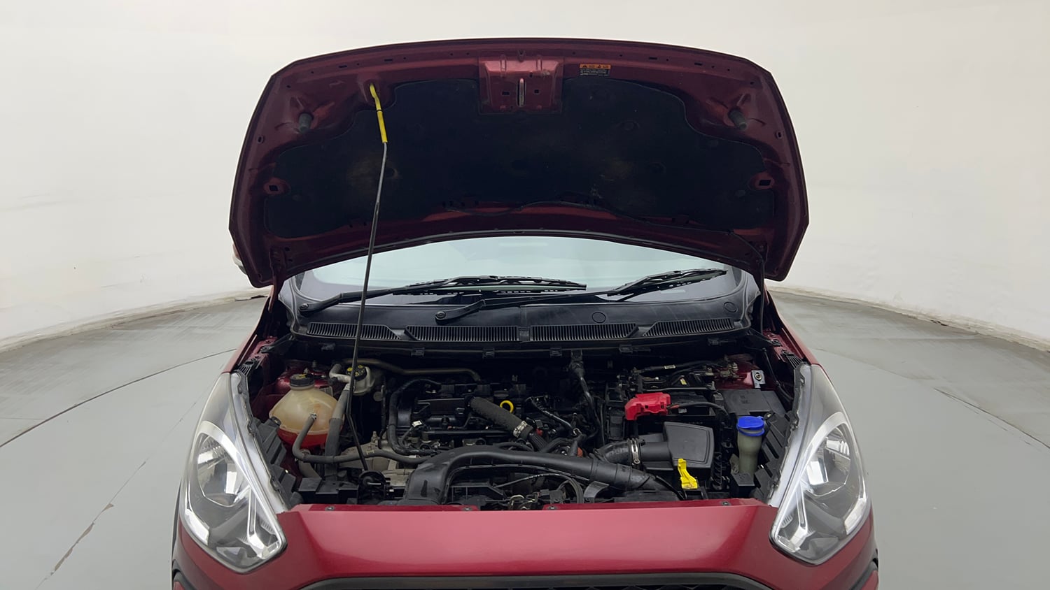 Used 2019 Ford Freestyle Titanium Plus 1.2 Ti-VCT Petrol Manual engine ENGINE & BONNET OPEN FRONT VIEW
