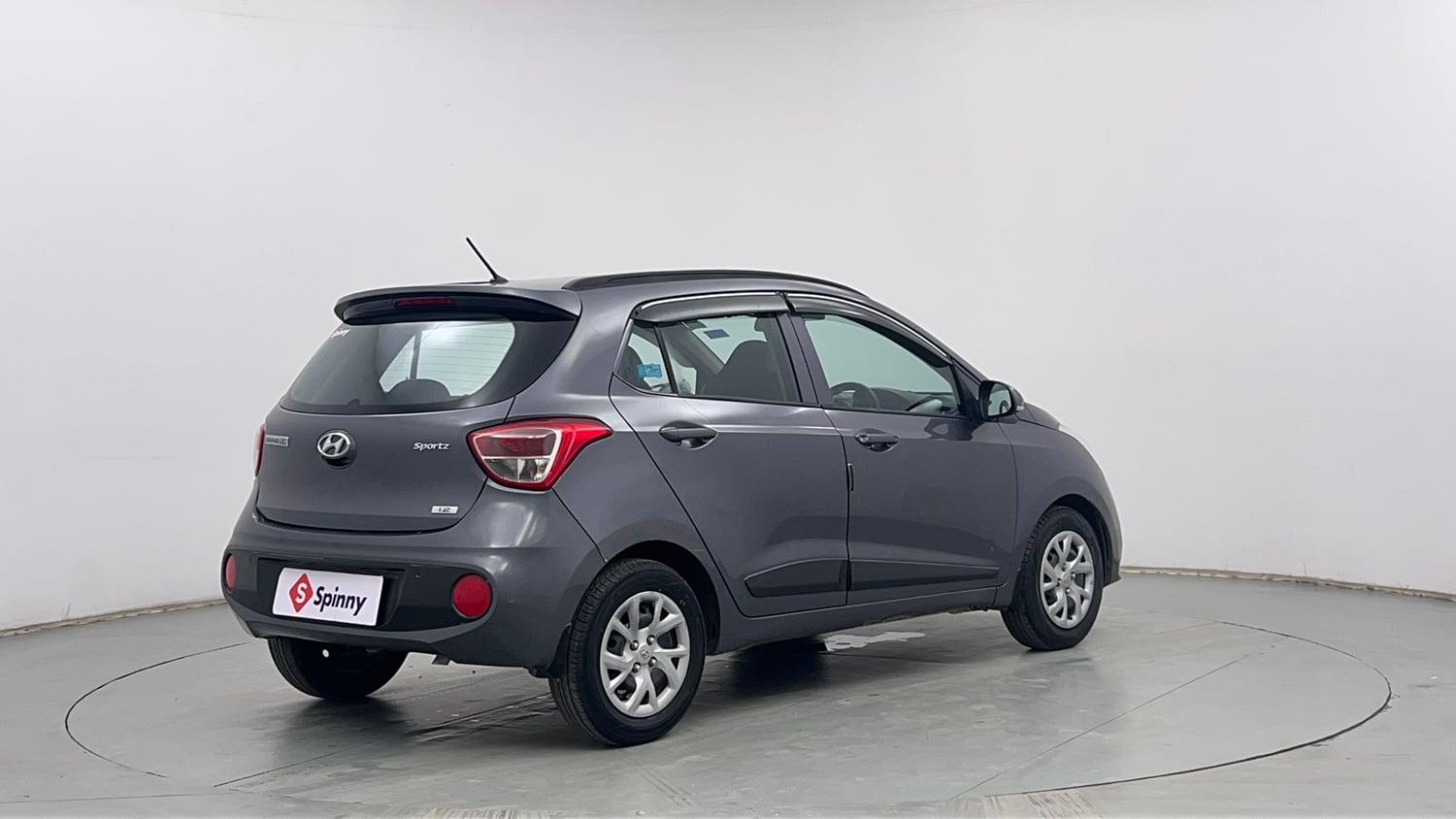 Used 2019 Hyundai Grand i10 Sportz 1.2 Kappa VTVT Petrol Manual exterior RIGHT REAR CORNER VIEW