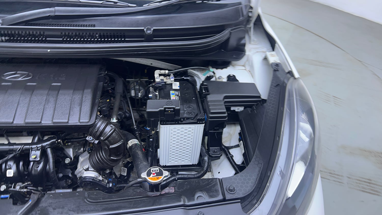 Used 2025 Hyundai Aura S 1.2 Petrol Petrol Manual engine ENGINE LEFT SIDE VIEW