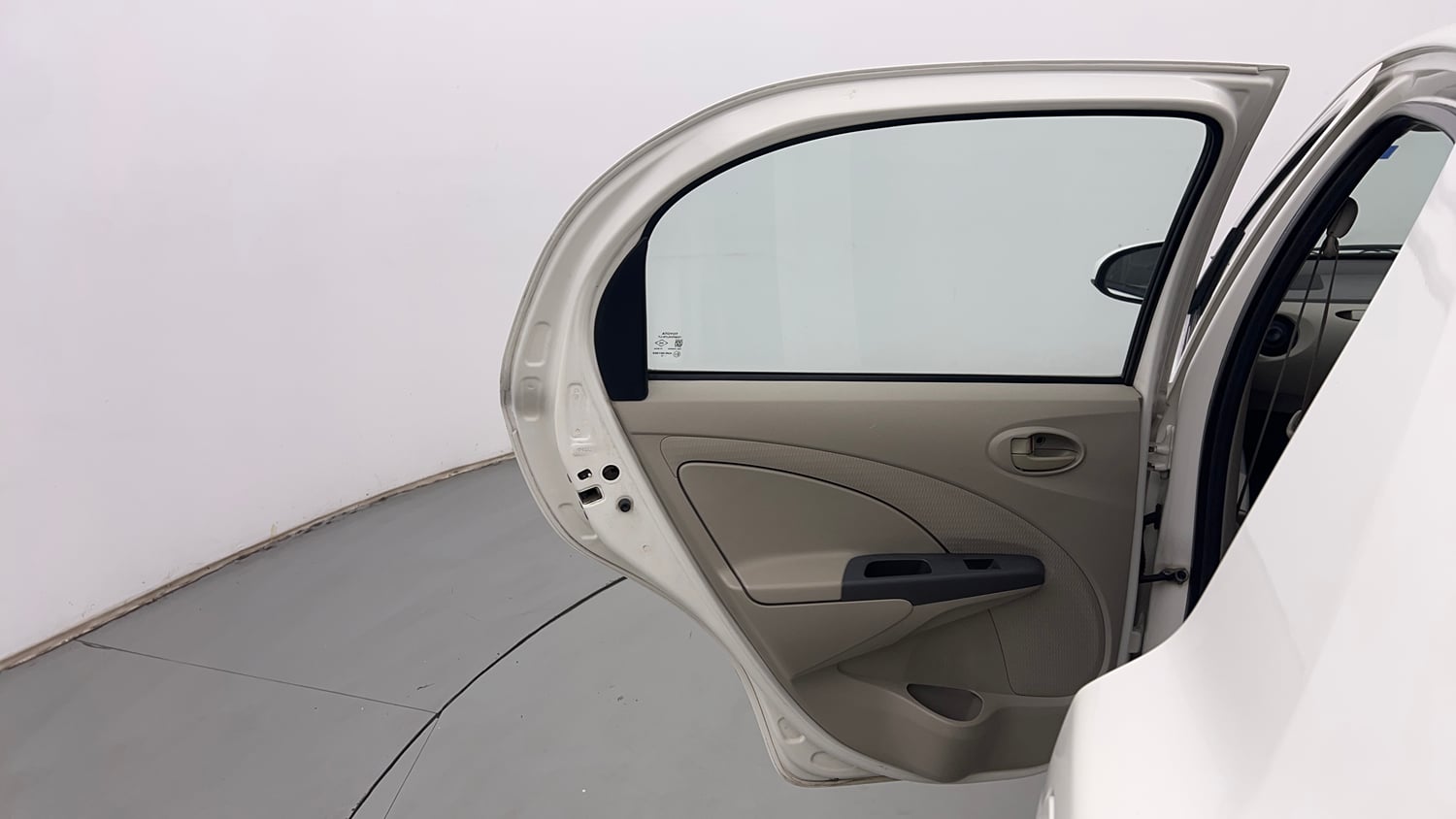 Used 2015 Toyota Etios Liva G Petrol Manual interior LEFT REAR DOOR OPEN VIEW