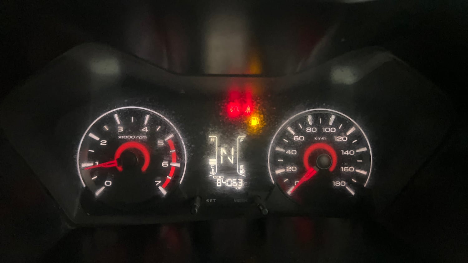 Used 2017 Mahindra KUV100 K6 D 6 STR Diesel Manual interior CLUSTERMETER VIEW