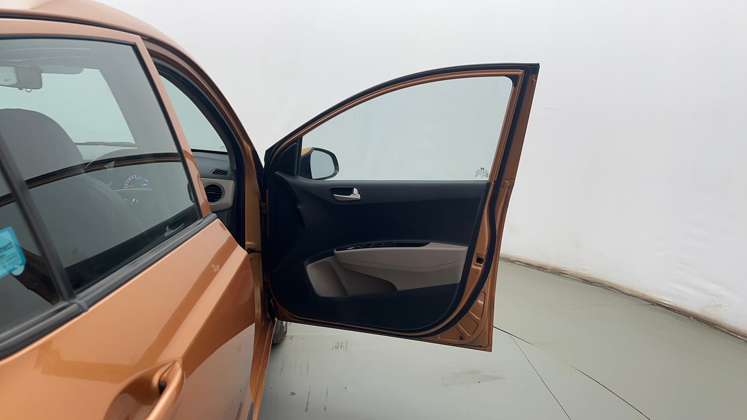 Used 2017 Hyundai Grand i10 Sportz 1.2 Kappa VTVT Petrol Manual interior RIGHT FRONT DOOR OPEN VIEW