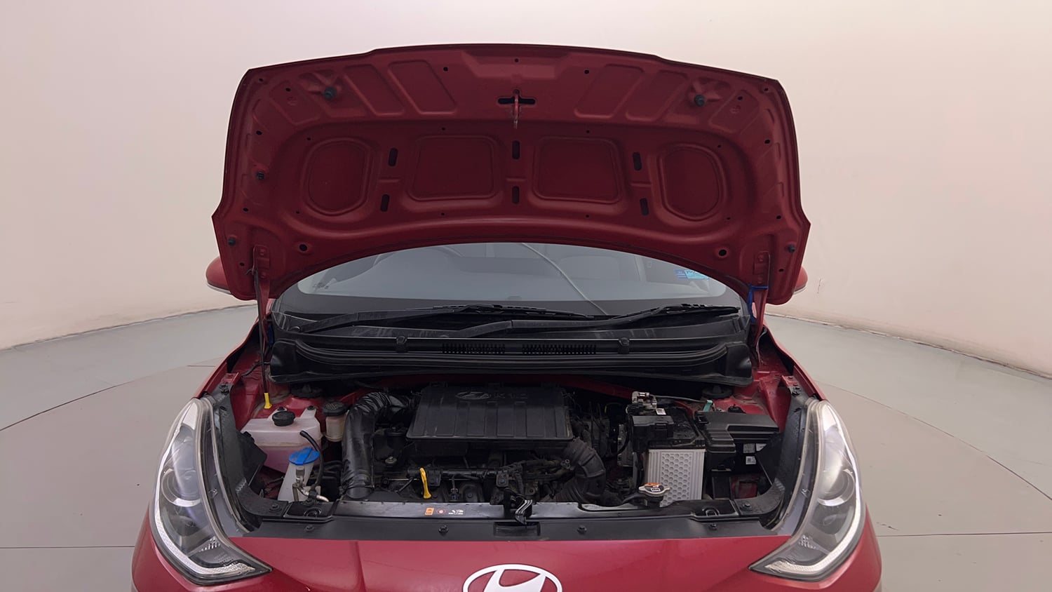 Used 2024 Hyundai Grand i10 Nios Asta 1.2 Kappa Petrol Manual engine ENGINE & BONNET OPEN FRONT VIEW