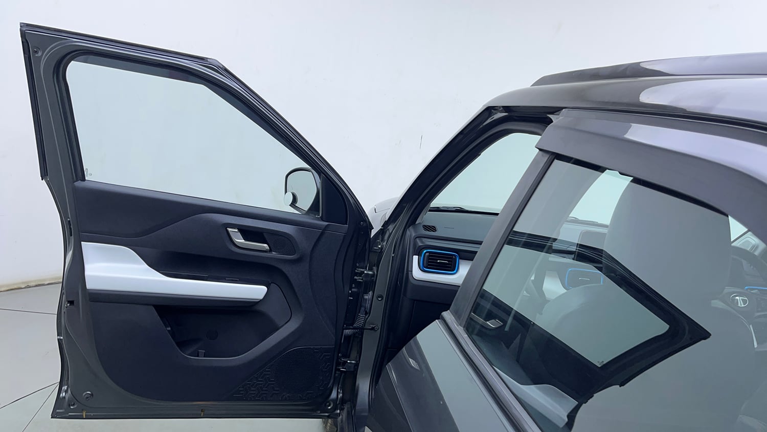 Used 2024 Tata Punch Creative Dual Tone AMT Petrol Automatic interior LEFT FRONT DOOR OPEN VIEW