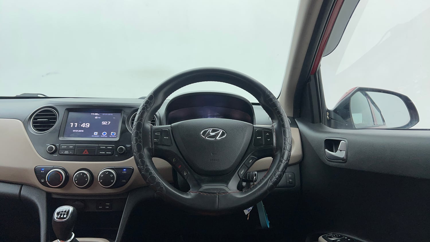 Used 2019 Hyundai Grand i10 Sportz 1.2 Kappa VTVT Petrol Manual interior STEERING VIEW