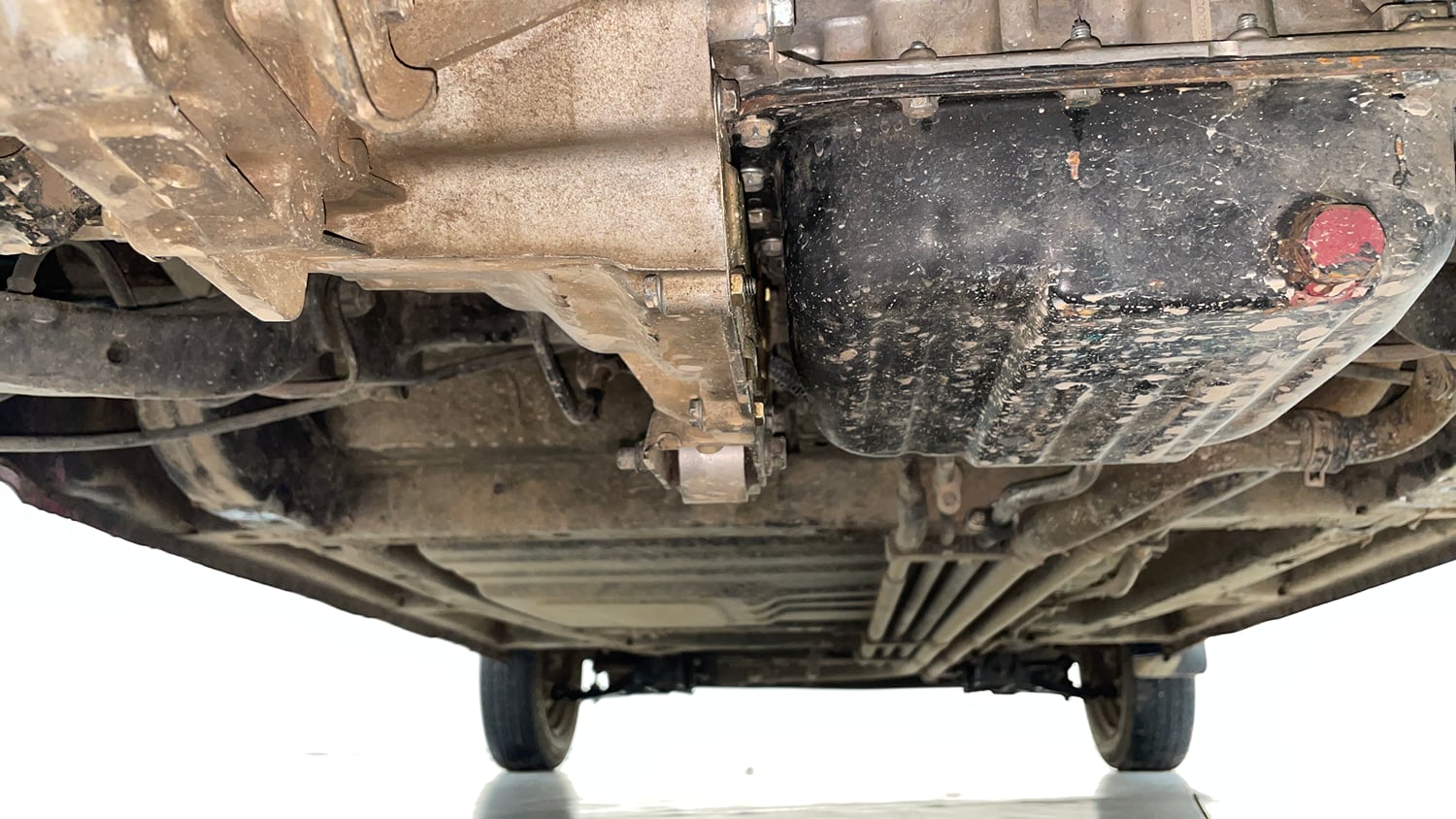 Used 2017 Tata Nano Twist XTA Petrol Automatic extra REAR UNDERBODY VIEW (TAKEN FROM REAR)