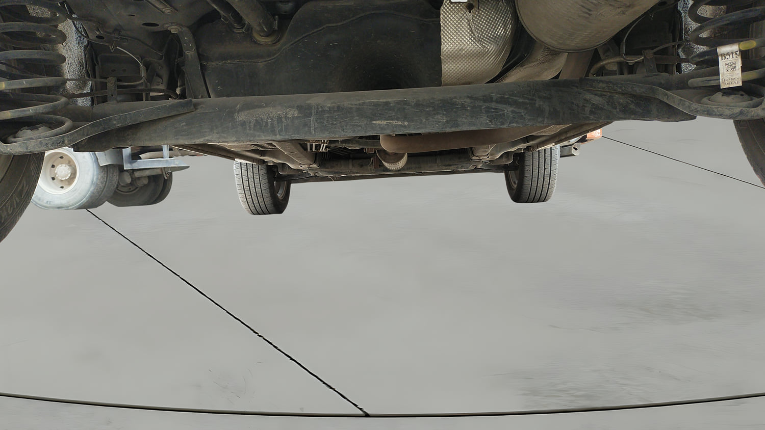 Used 2018 Ford EcoSport Titanium 1.5L Ti-VCT Petrol Manual extra REAR UNDERBODY VIEW (TAKEN FROM REAR)