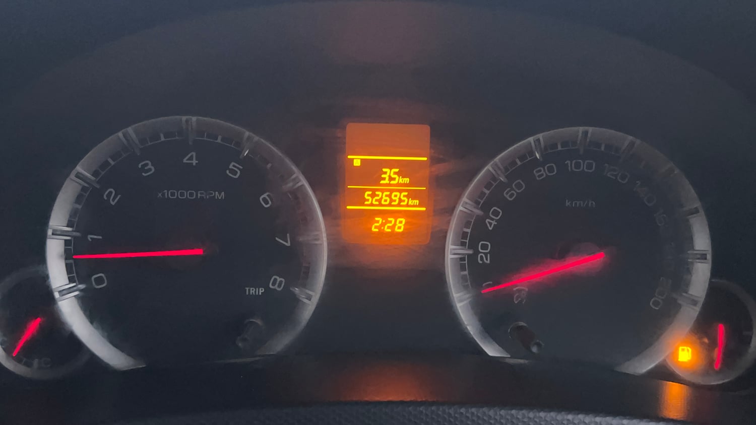 Used 2012 Maruti Suzuki Swift Dzire VXI Petrol Manual interior CLUSTERMETER VIEW