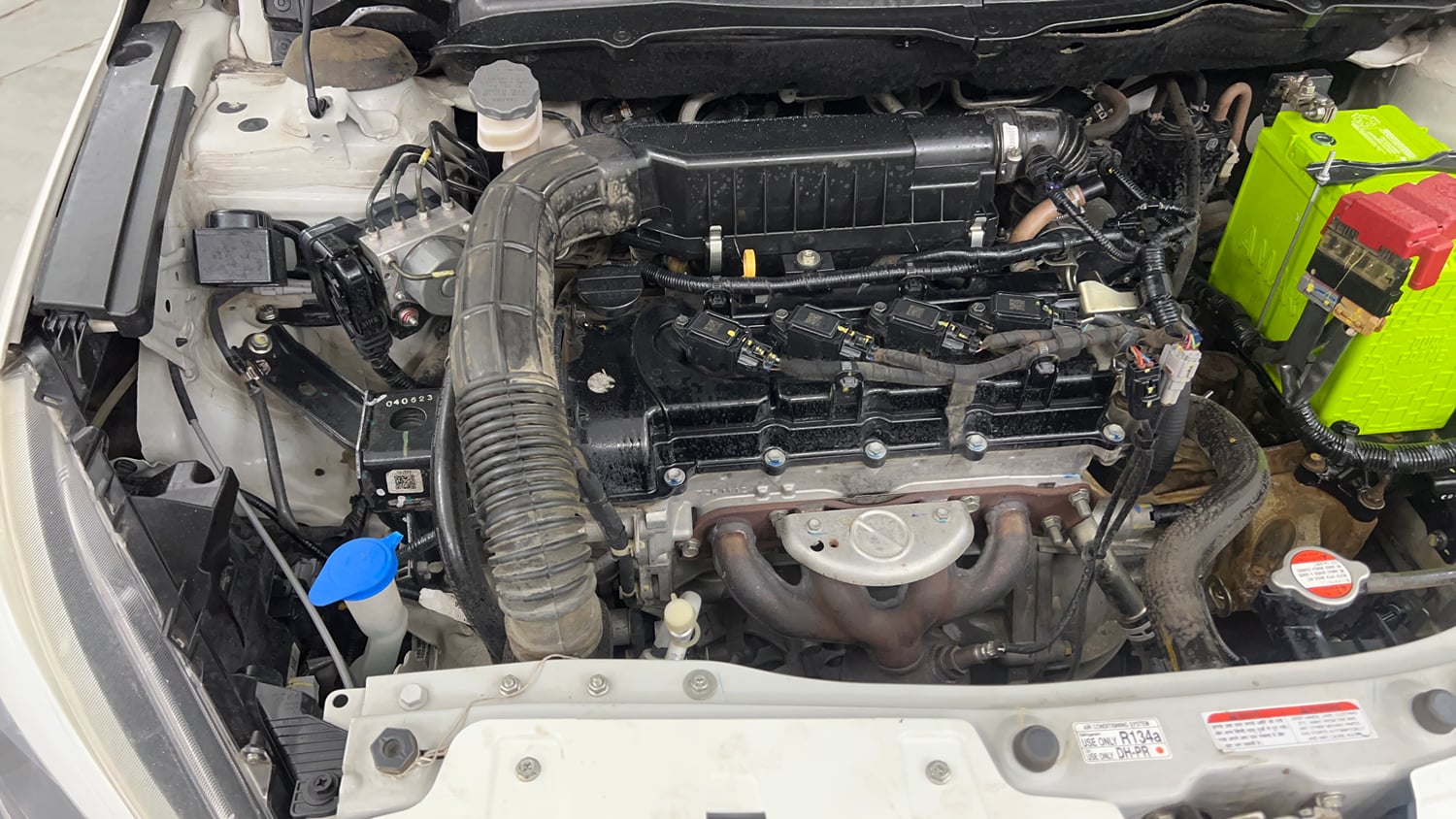 Used 2022 Maruti Suzuki Ciaz Zeta 1.5 Petrol Manual engine ENGINE RIGHT SIDE VIEW