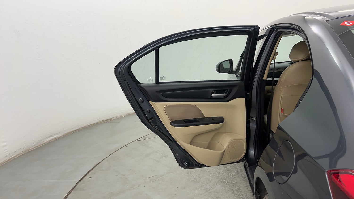 Used 2022 Honda Amaze VX CVT 1.2 Petrol Petrol Automatic interior LEFT REAR DOOR OPEN VIEW